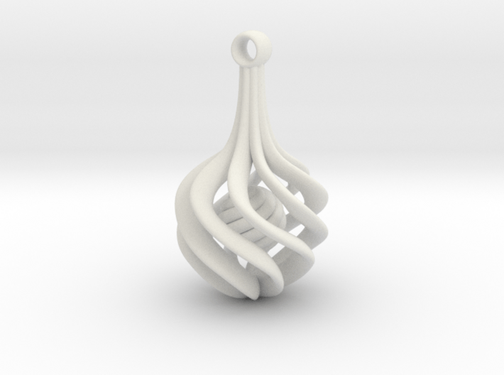 pendant spiral 2 3d printed 