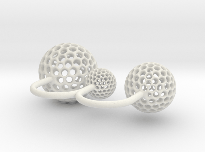 planetary double ring 3d printed 