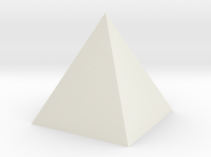 The pyramid 3d printed