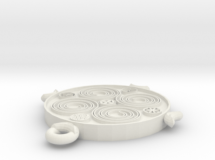 Viking Spiral Pendant 3d printed 