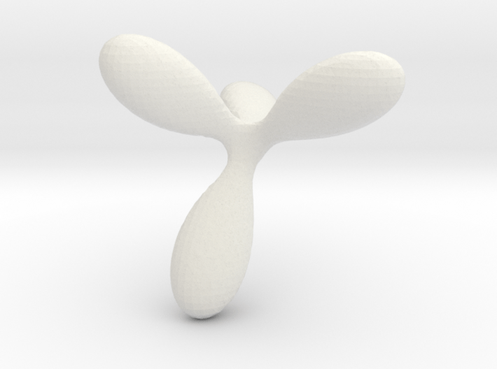 Deltoid 3rd type implicit (mm scale) 3d printed