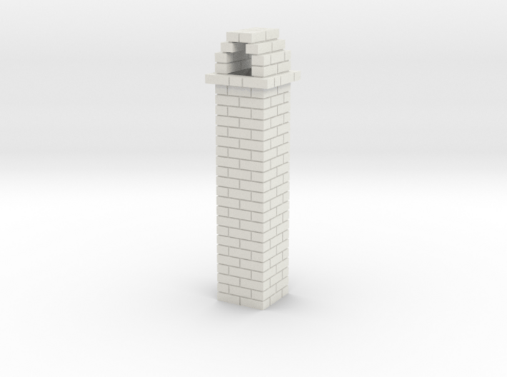 Brick Chimney 01 7mm scale 3d printed