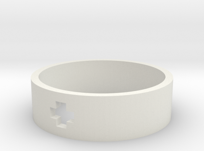 Plus Ring (19mm/Size 9) 3d printed