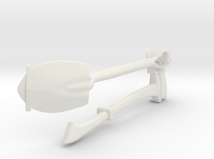 Wild willy shovel and axe 3d printed 