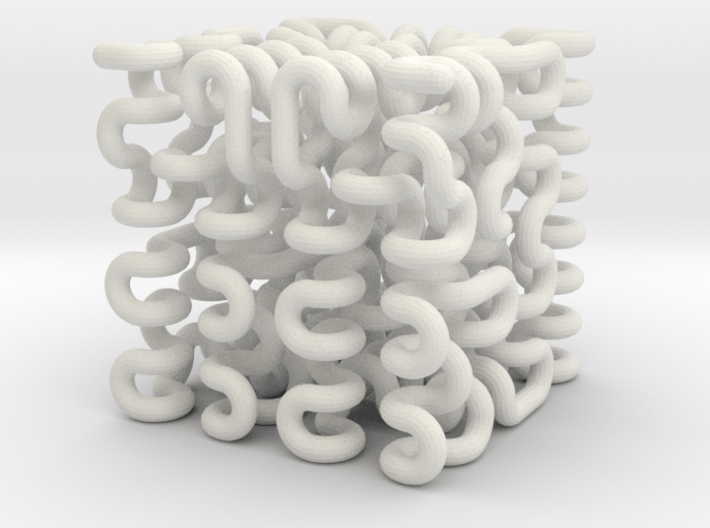 3rd Order 3D Hilbert Curve 3d printed
