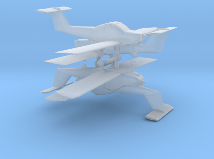 Piper Tomahawk Set - Z scale 3d printed