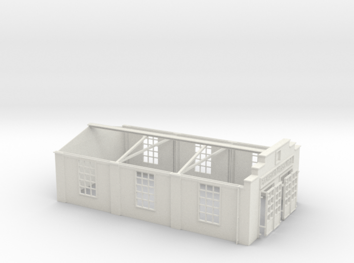 Pleszew Shed walls and roof trusses 3d printed 