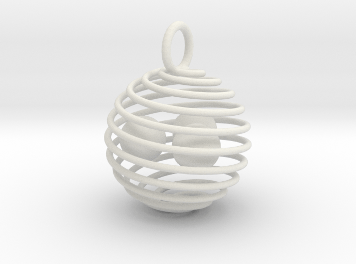 swirl cage 3d printed 