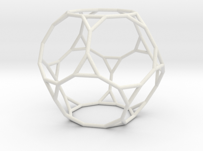 TruncatedDodecahedron 100mm 3d printed