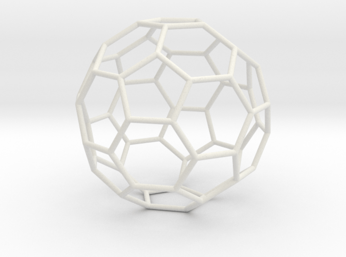 TruncatedIcosahedron 100mm 3d printed 