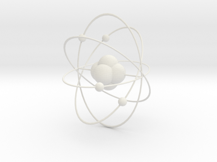 Atom planetary model 3d printed
