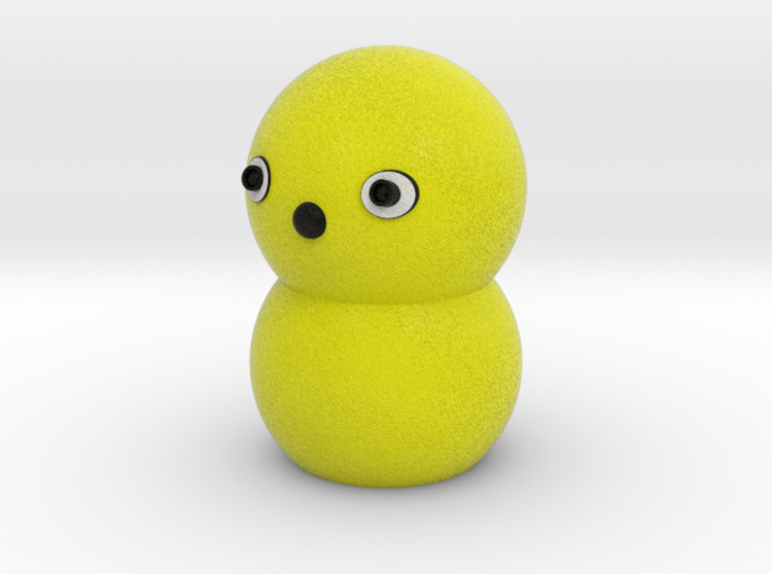 Keepon full-scale model 3d printed