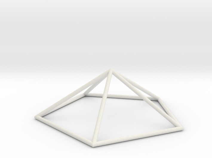 pentagonal pyramid 70mm 3d printed