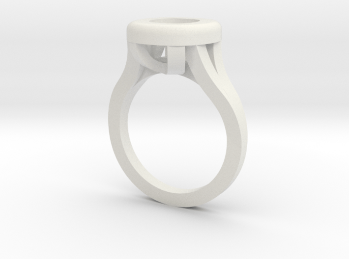 Cushion Ring Web 3d printed 