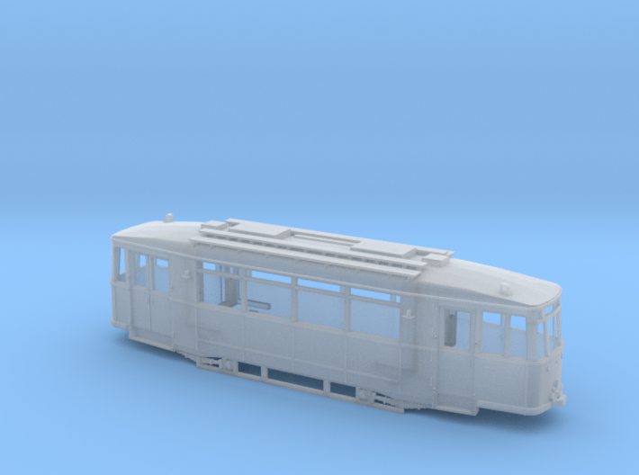 Tram Gotha T2 Spur H0 (1:87) 3d printed