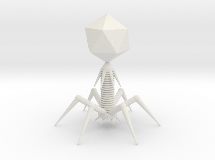 Bacteriophage T7 Model 3d printed 