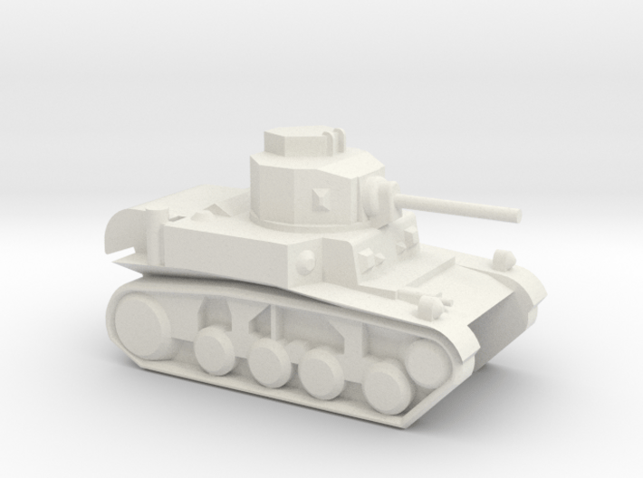 M3 Stuart (6mm, 1:300 scale) 3d printed 
