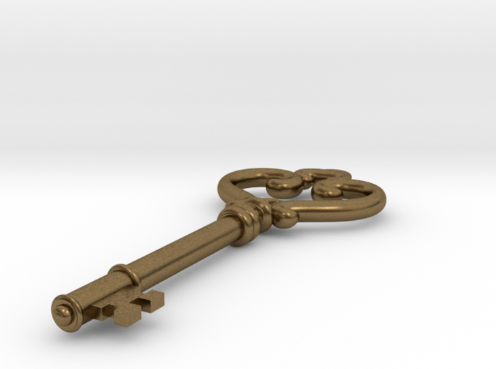 Antique Key Pendant 3d printed 