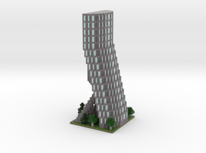 60x60 Tower04 (mix trees) (2mm series)\ 3d printed