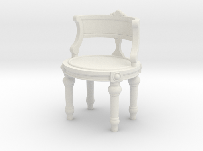 1:24 Vanity Chair 3d printed