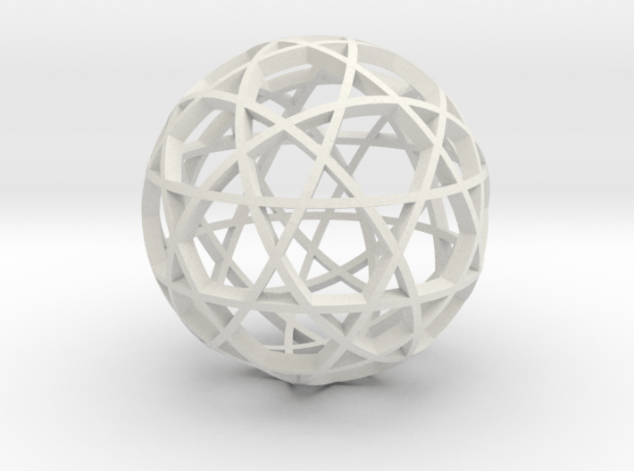 Dodecahedron Ball (narrow) 3d printed 