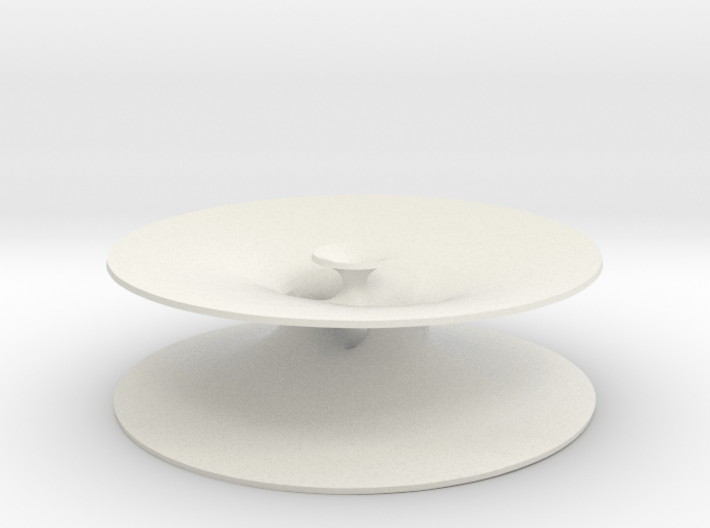 Genus One Minimal Surface with Four Ends 3d printed 