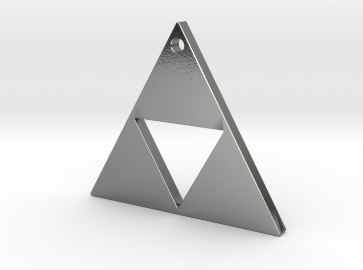 Triangle Pendant 2.3cms 3d printed