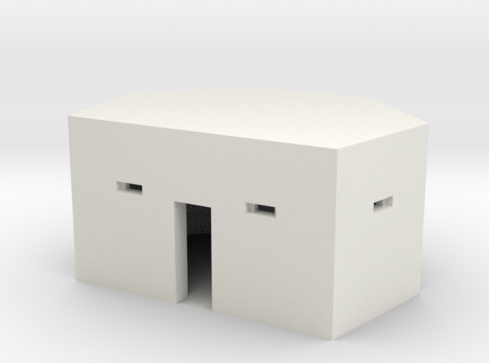 Type 24 Pillbox 2mm scale 3d printed 