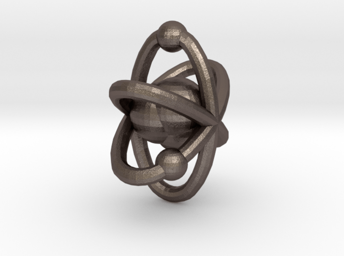 Atom pendant 1 3d printed 