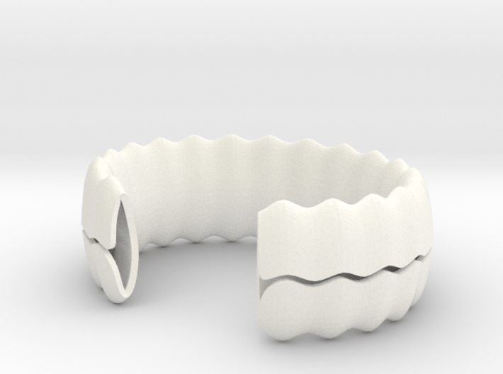 sea shell bracelet 3d printed 