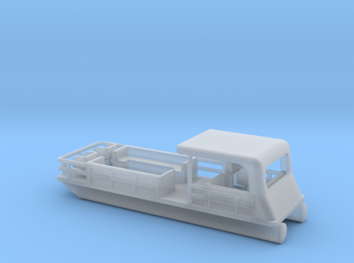 Pontoon Boat - Zscale 3d printed