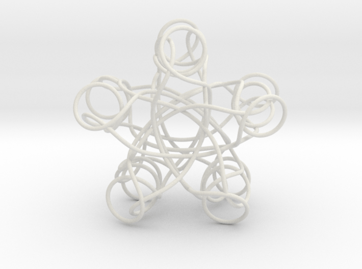 Pentagonal Knot 3d printed