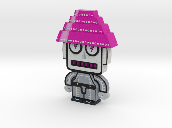 DevoBots Series 1 B/W with Pink Energy Dome : Bob  3d printed 