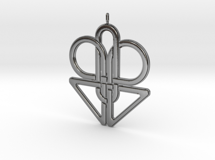 Knotted Pendant 3d printed 