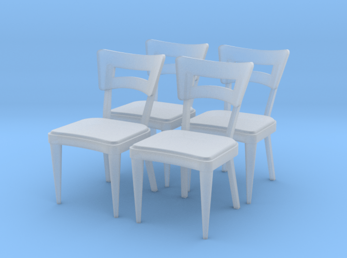 1:48 Dog Bone Chair (Set of 4) 3d printed 