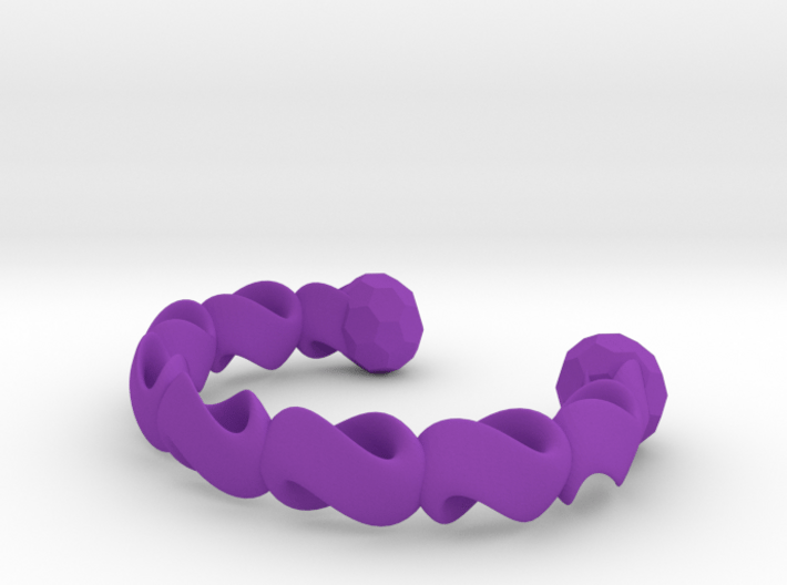 infinity chain bangle 3d printed