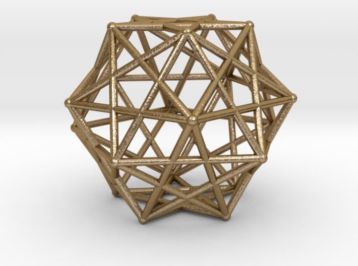 Star Cage 35mm Dodecahedral Sacred Geometry 3d printed