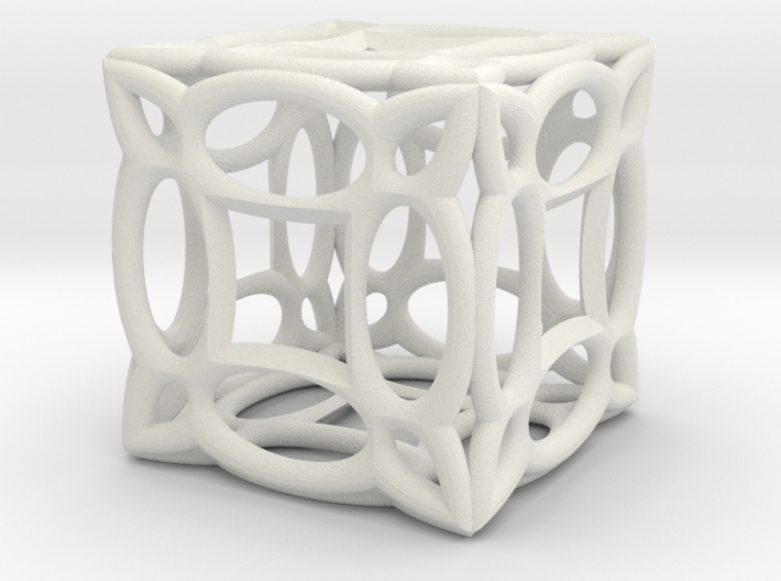 Cubic fractal BV3 3d printed 