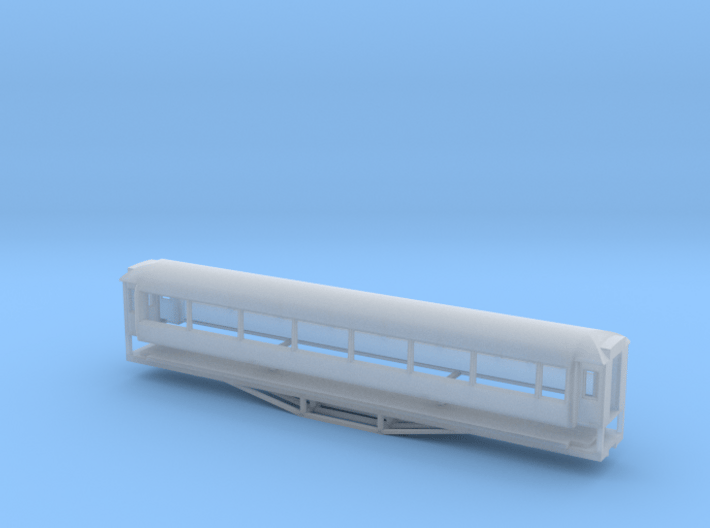 AO Carriage, New Zealand, (HO Scale, 1:87) 3d printed