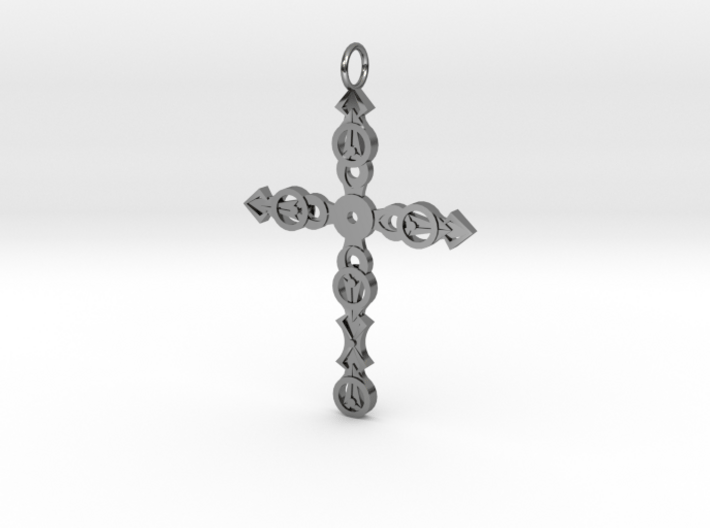 Ornate Cross 3d printed 