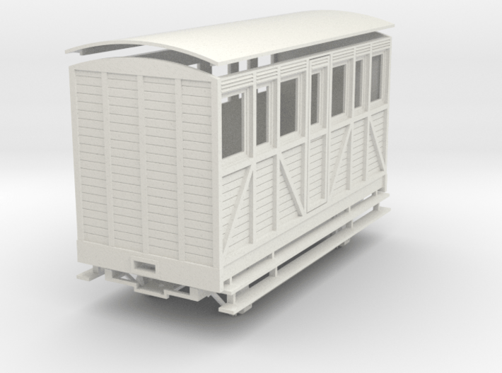 On16.5 saloon &quot;woody&quot; coach 3d printed