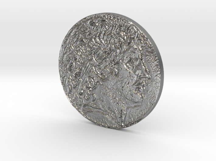 Alexander The Great Coin 3d printed 