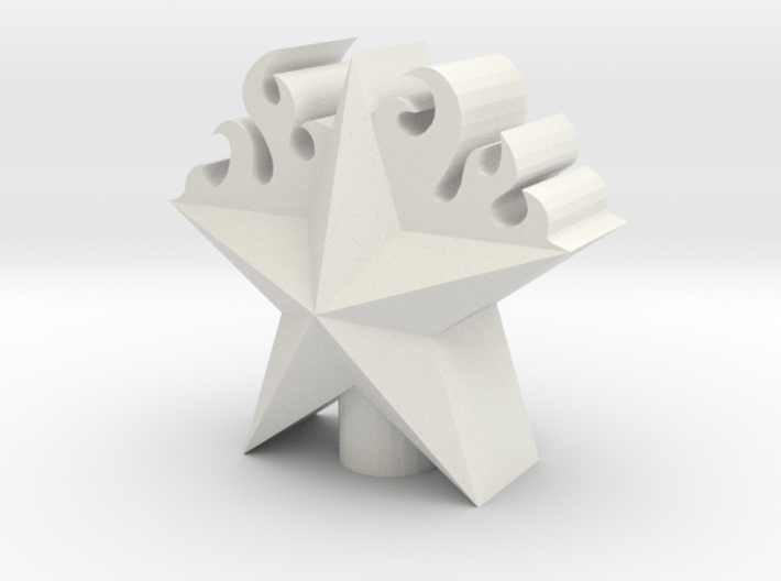 3D Flame Staruntitled 3d printed