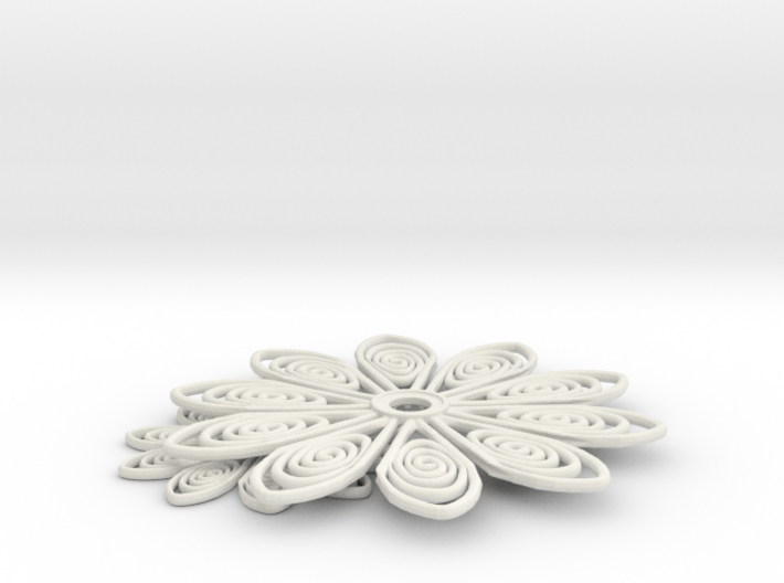 Both small and large flower tos starfleet insignia 3d printed