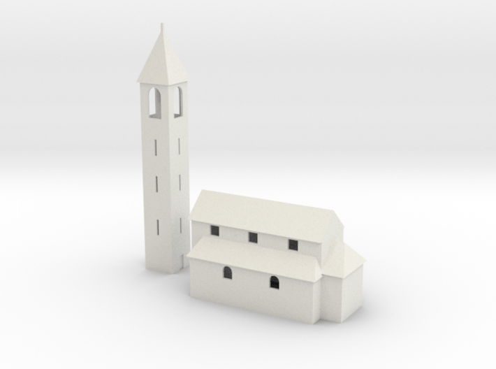 Kirche / church of San Nazzaro 3d printed 