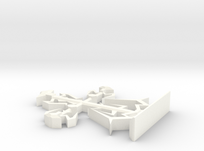 Intricate Medieval Cross Small 3d printed