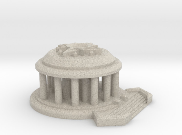Temple of the Sun Display Piece Small 3d printed 
