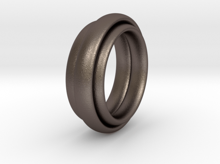 TriBundle Ring-Size9 3d printed 