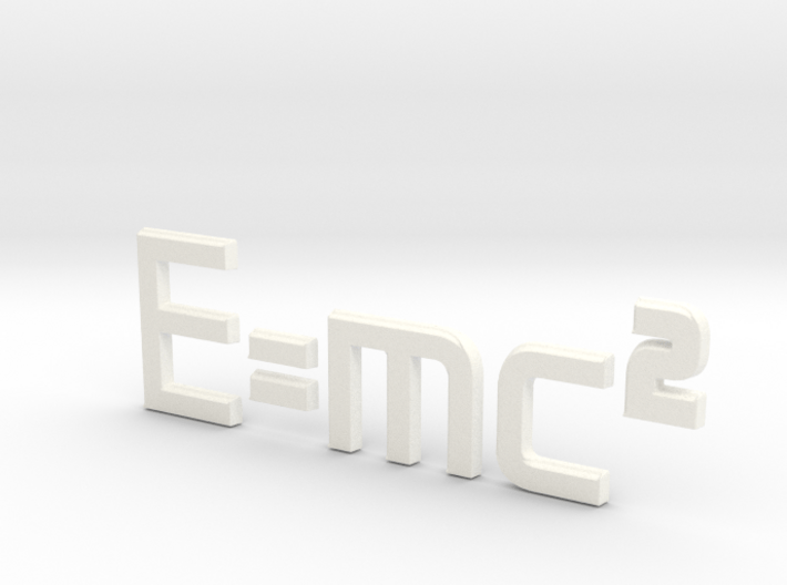 E=mc^2 3D 3d printed 