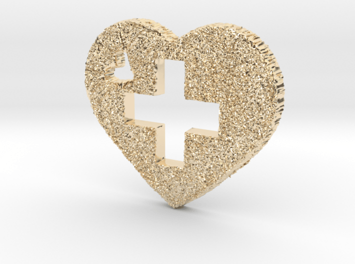 Love Switzerland Heart 3D 3d printed 